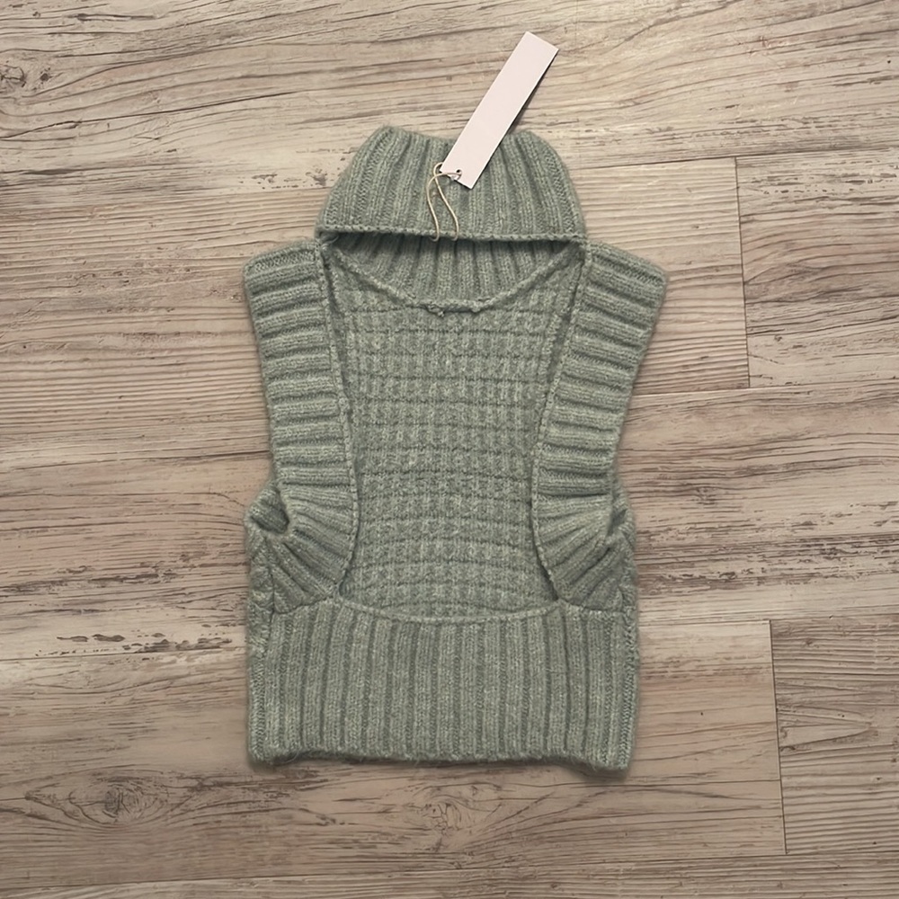 NWT For Love & Lemons Green Dominique Knit Tank XXS - Picture 5 of 5